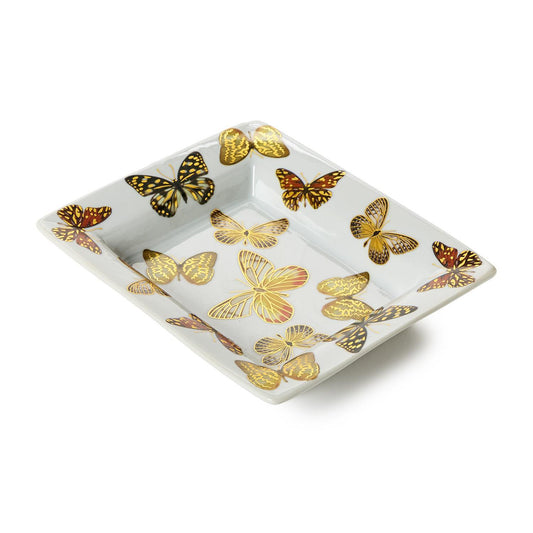 7 1/2" Butterfly Garden Decorative Tray