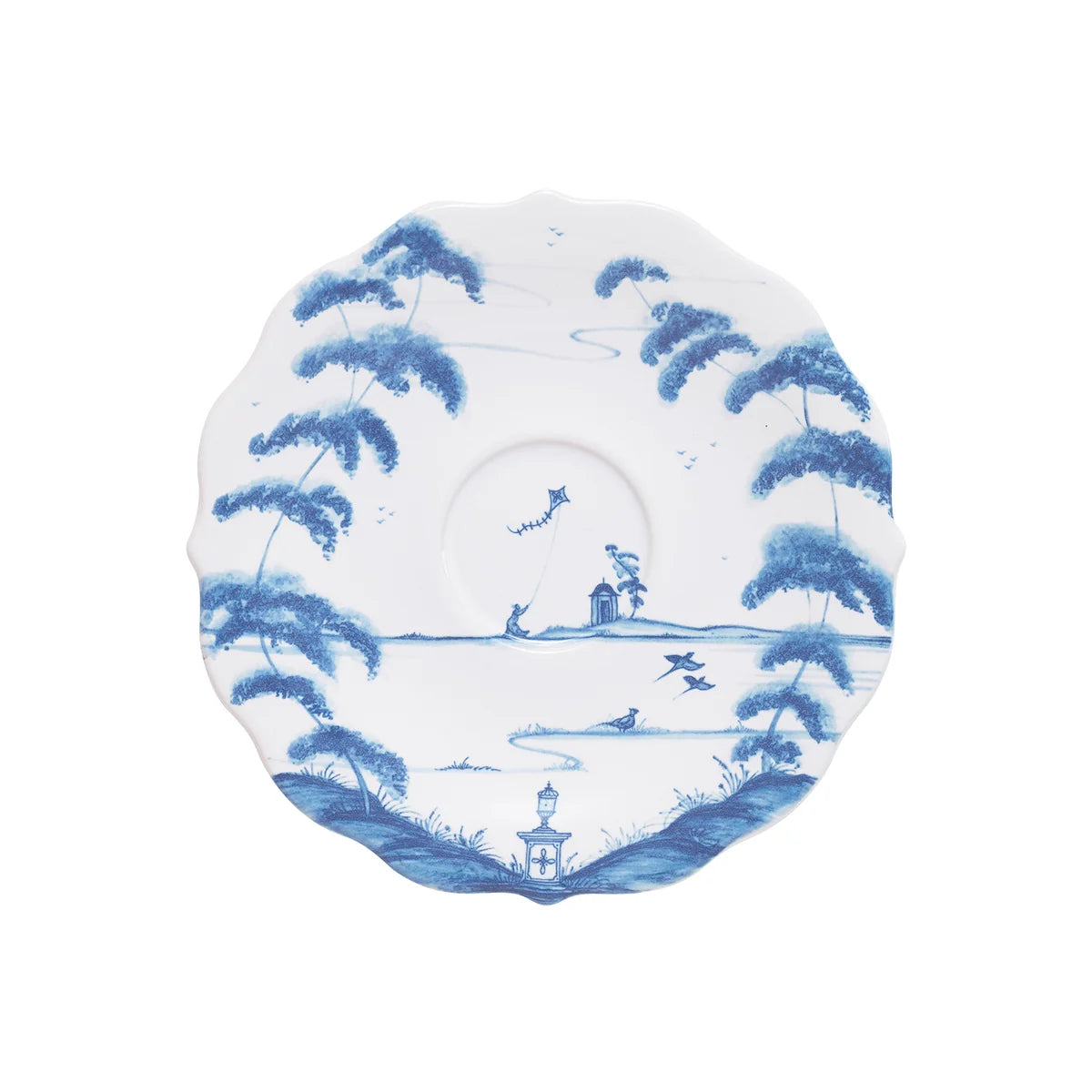 Julsika Country Estate  Saucer - Delft Blue