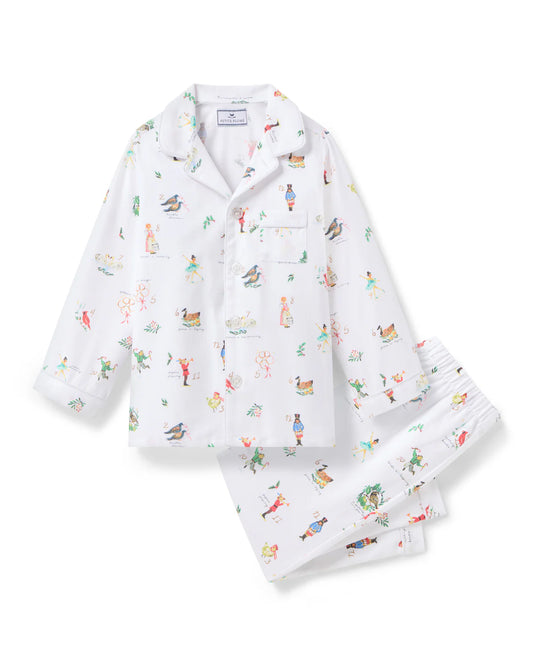 Petite Plume Children's Twill Pajama in 12 Days of Christmas