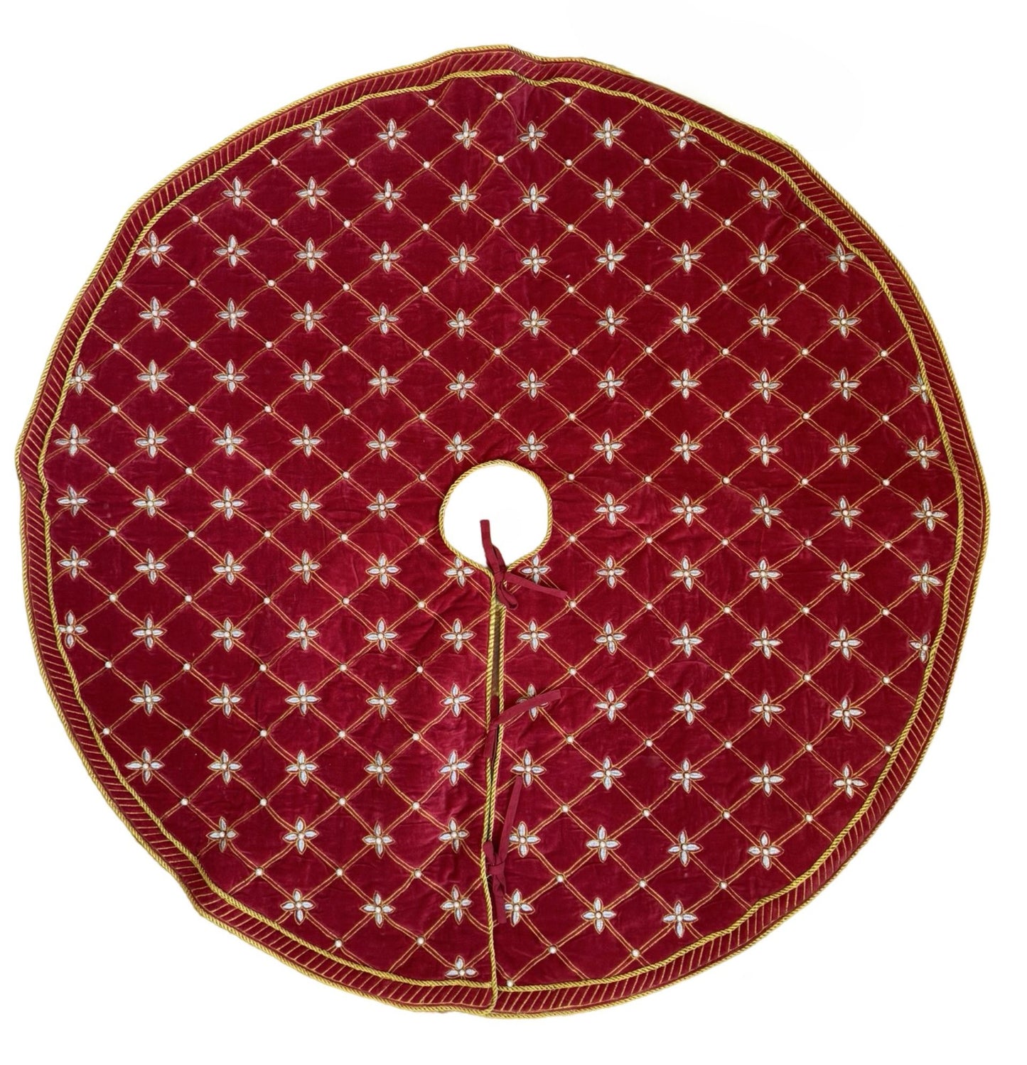 Jingle Nod Cross My Heart Tree Skirt