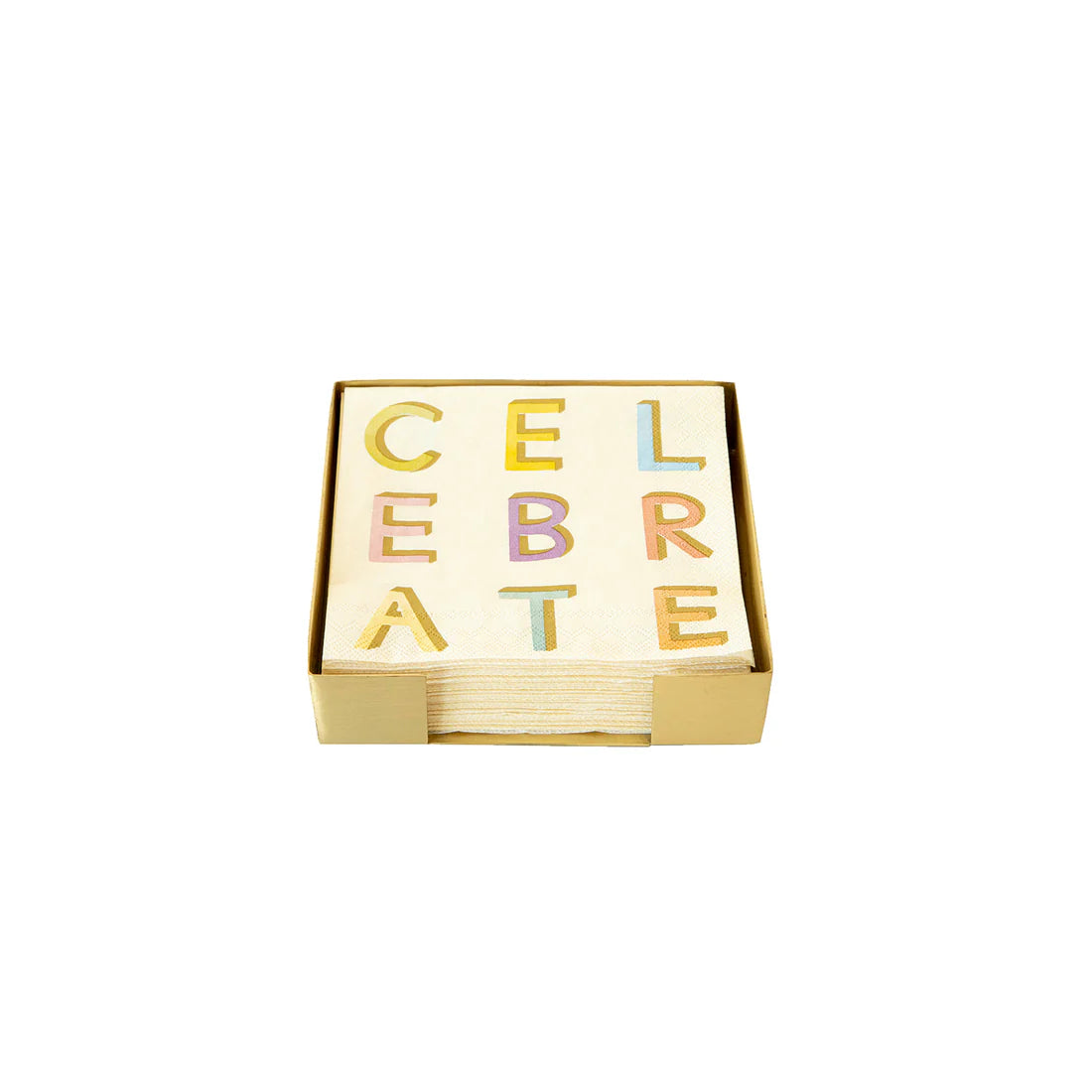 Hester & Cook Cocktail Napkin Holder - Brass