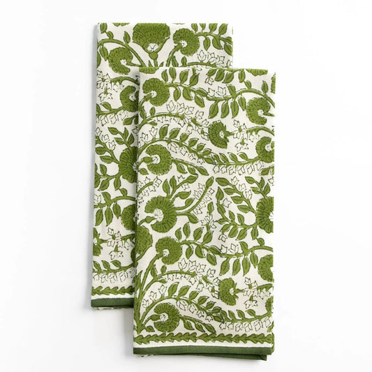 Pomegranate Jade Blosom Tea Towel