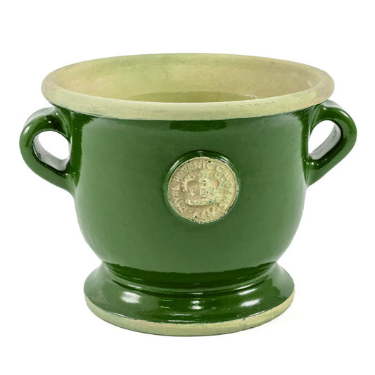 Bot Collection Canterbury Kew Footed Vase, Dark Green