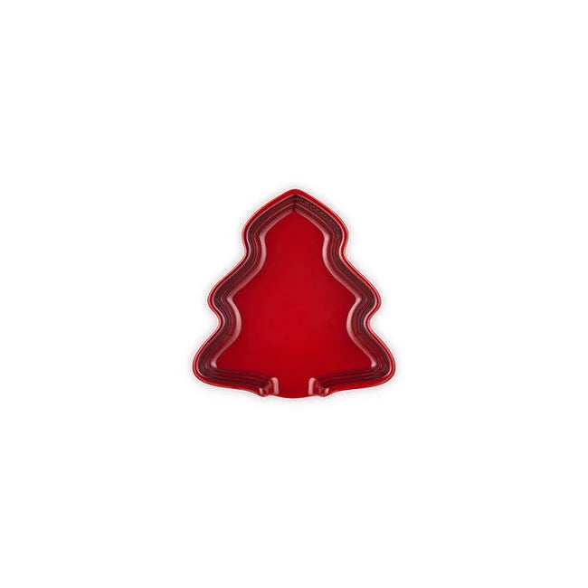 Le Creuset Noël Collection Tree Spoon Rest, Cerise