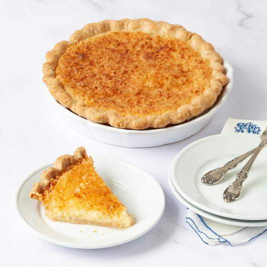 Southern Baked Pie French Coconut Custard, 10in