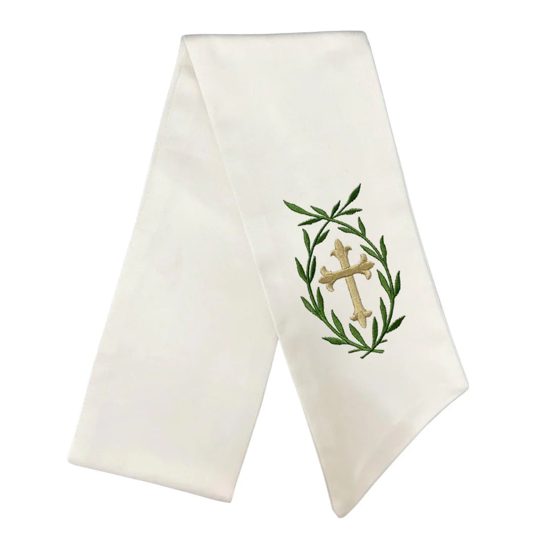 Cross Wreath Sash, Long