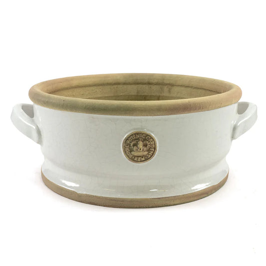 Bot Collection Essex Kew Low Bowls Small, Old White