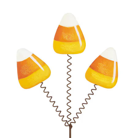 Round Top Collection Candy Corn Trio Stake