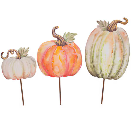 Round Top Collection Water Color Pumpkins Medium