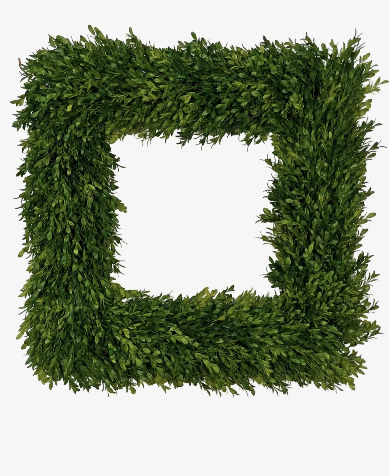 Fig & Dove 24” Square Boxwood Wreath