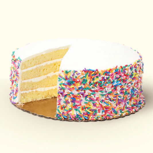 Caroline's Cakes Sprinkle Vanilla Cake