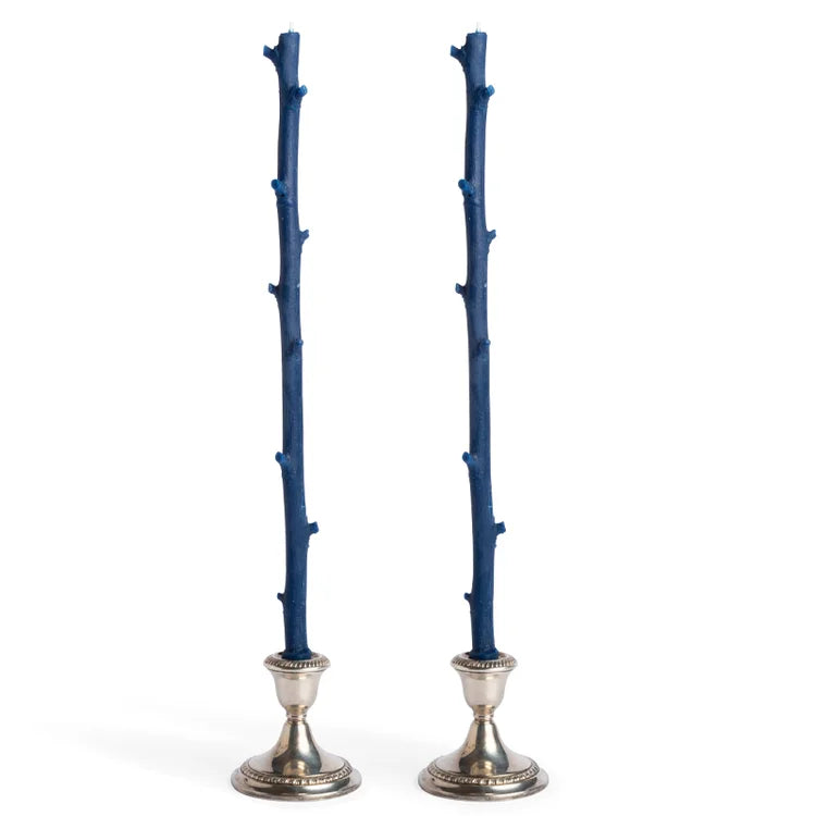 Stick Candles Hickory, Pair - Starry Night