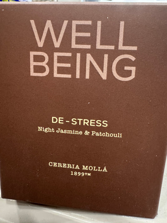 CERERIA MOLLA De-Stress Night Jasmine & Patchouli 8 0z Candle
