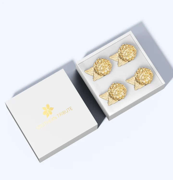 Southern Tribute Hydrangea Napkin Rings