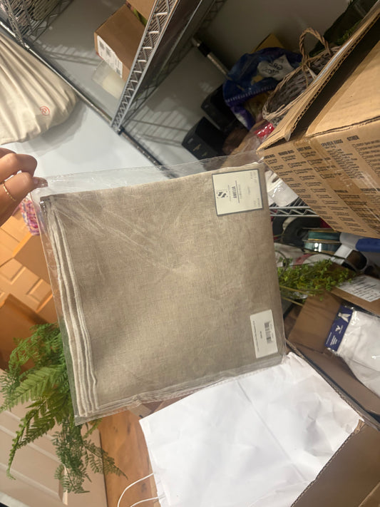 SARO STITCH BOARDER NAPKIN S/4