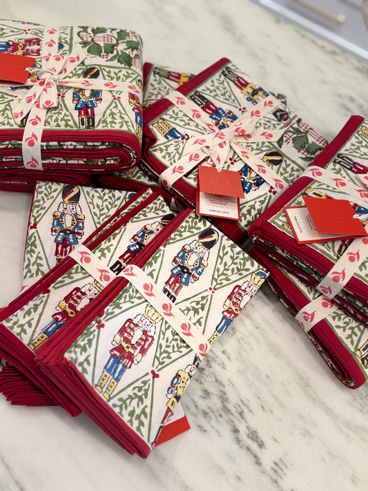 Pomegranate Holly Berry Nutcracker Napkins