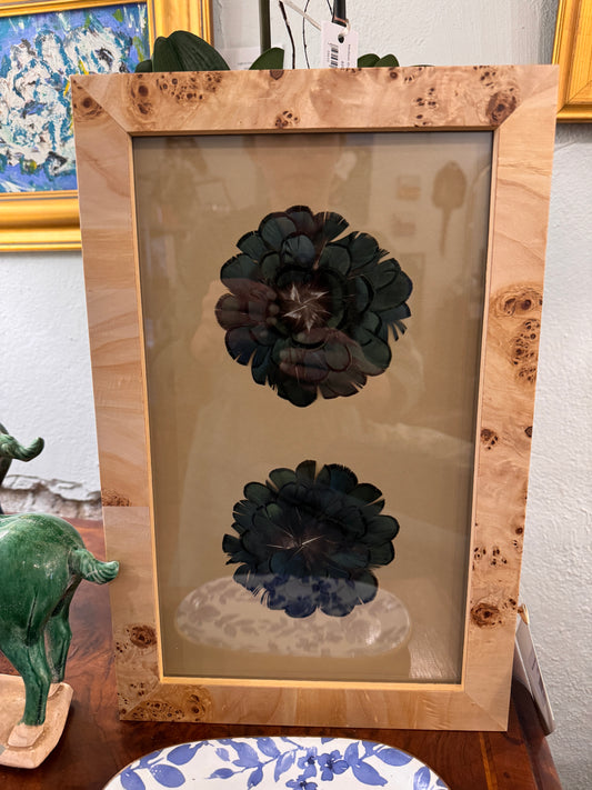 Feather Mini Medallions Light Burl