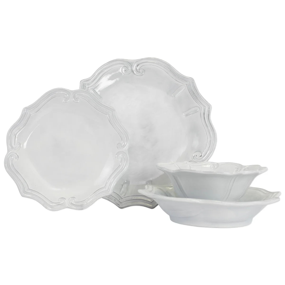 Vietri Incanto Baroque 4pc Place Setting