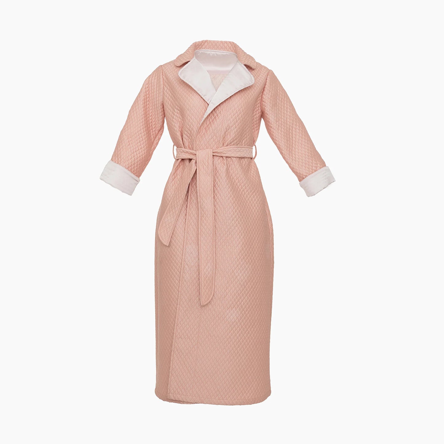 Lenora Classic Quilted Robe, Pink