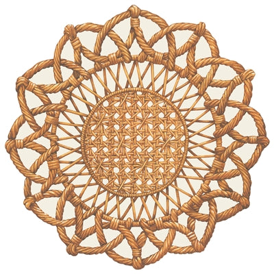 Hester & Cook Rattan Weave Placemat