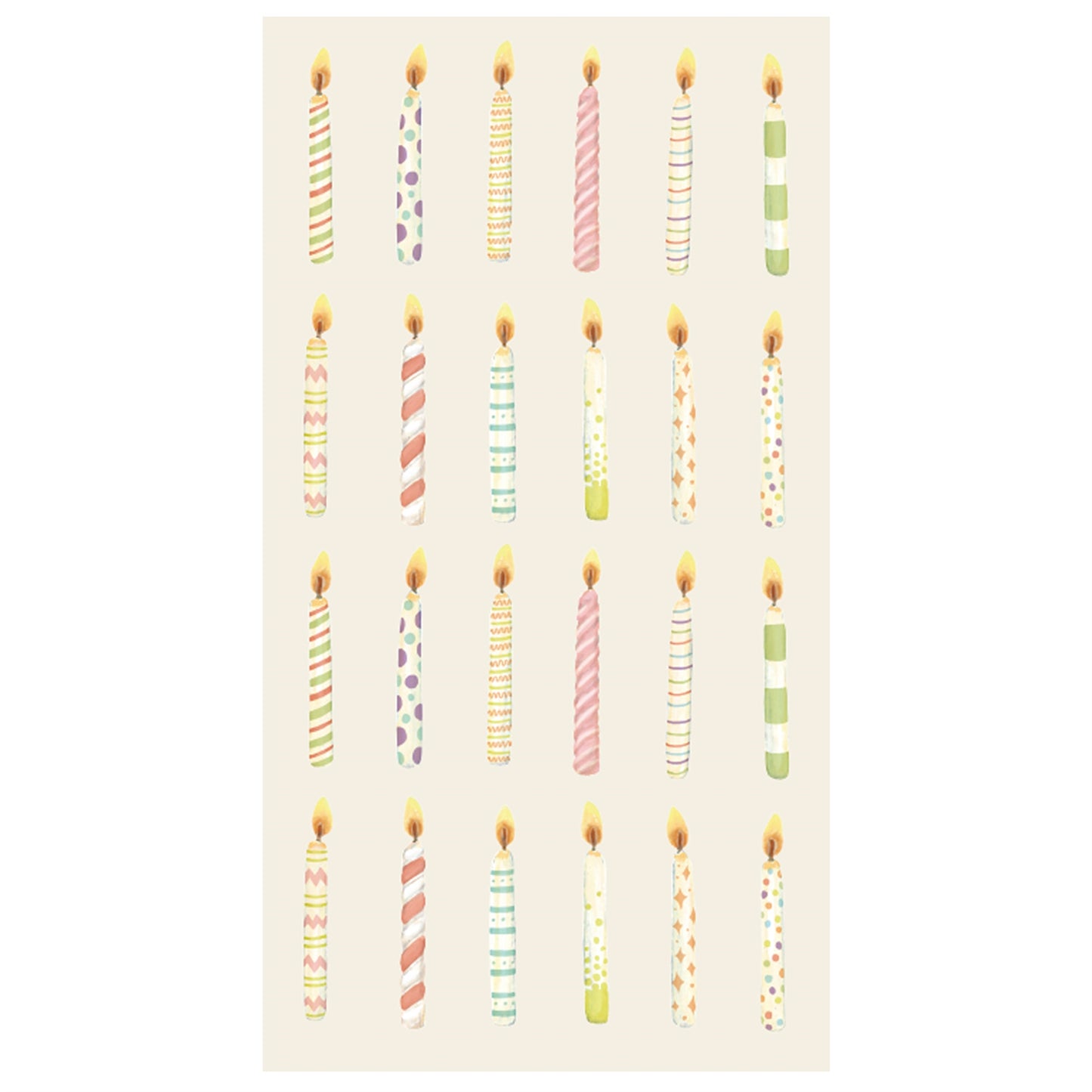 Hester & Cook Guest Napkin, Birthday Candle
