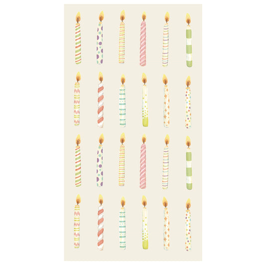 Hester & Cook Guest Napkin, Birthday Candle