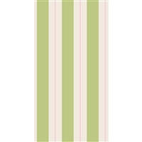 Hester & Cook Green & Pink Awning Stripe Guest Towel