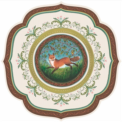 Hester & Cook Fanciful Fox China Placemat