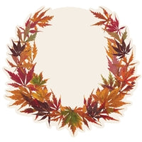 Hester & Cook Die-cut Japanese Maple Wreath Placemat - 12 Sheets