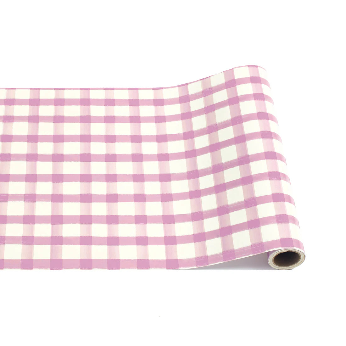 Hester & Cook Lilac Painted Check Runner - 20" x 25"