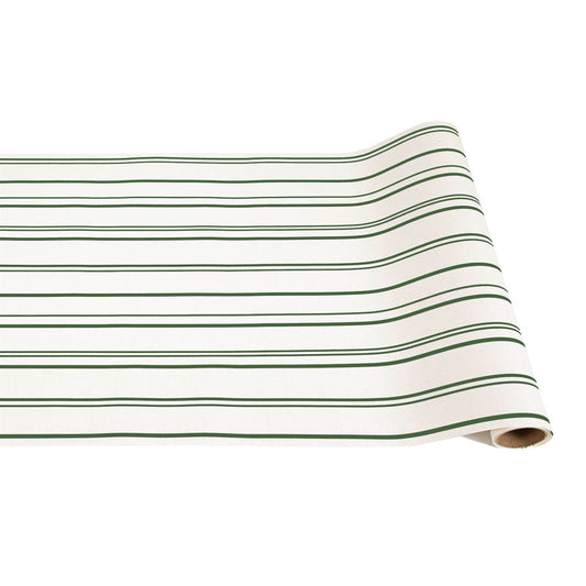 Hester & Cook Antique Green Stripe Table Runner