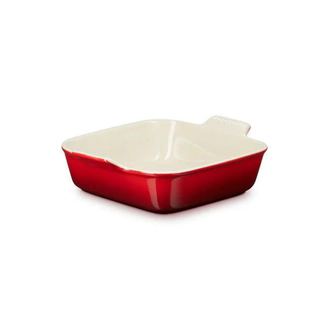 Le Creuset Heritage Sq. Baking Dish 3 Qt, White