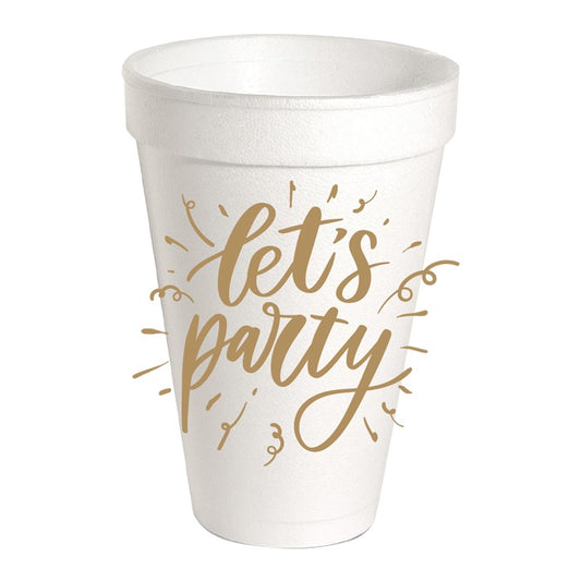 Rosanne Beck Styrofoam Cup, Let's Party