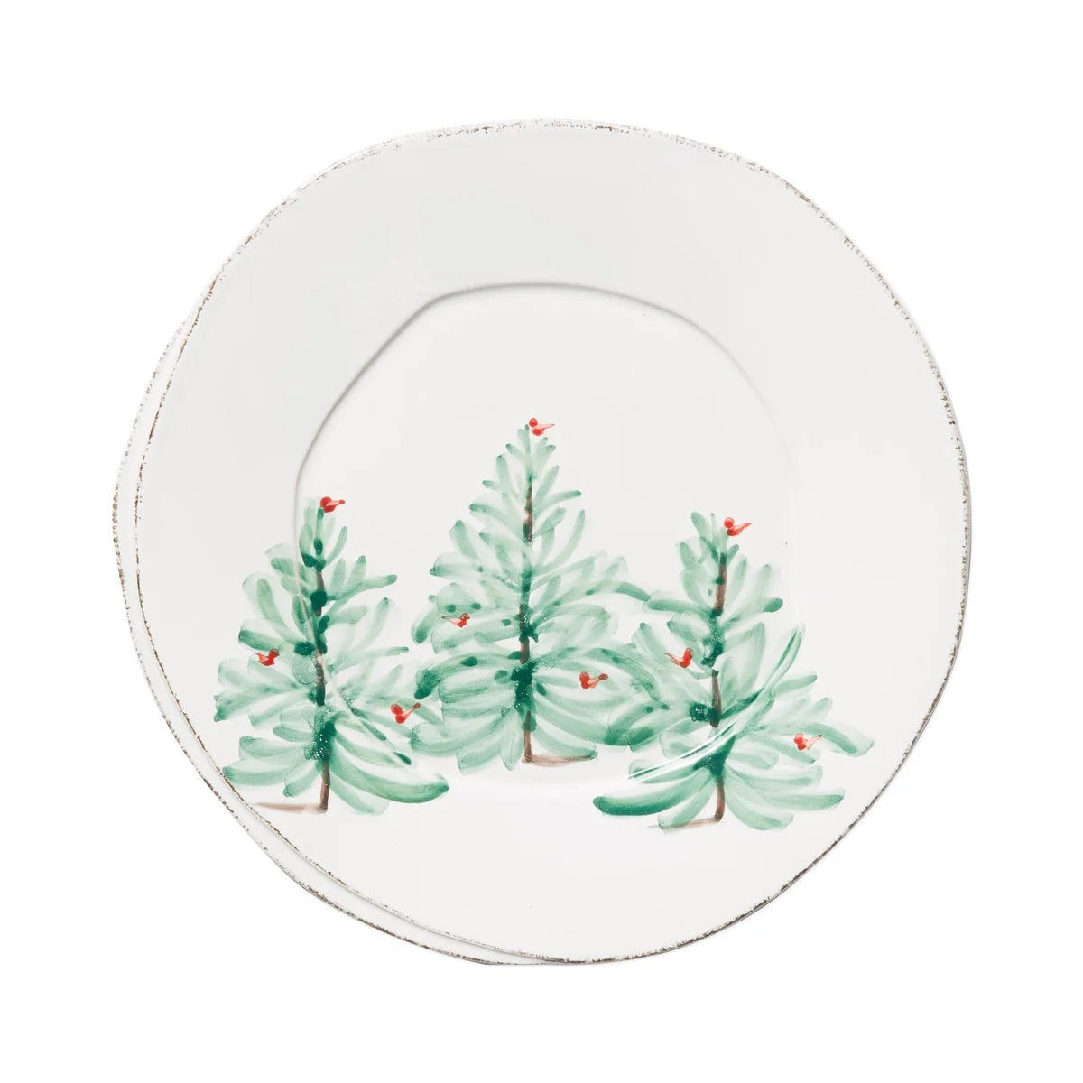 Vietre Lastra Holiday European Dinner Plate