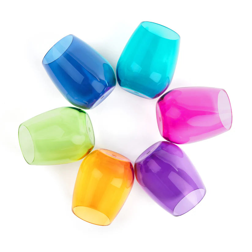 Pop Design - Unbreakable Stemless Wine Glasses- Jewel Collection