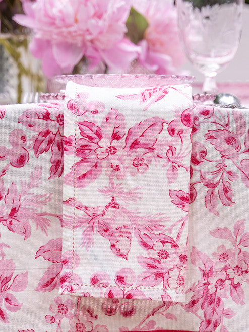 April Cornell Cherry Blossom Napkin Set Of 4