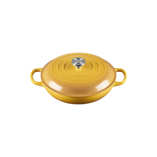 Le Creuset Signature Round Braiser 3.5Qt Nectar