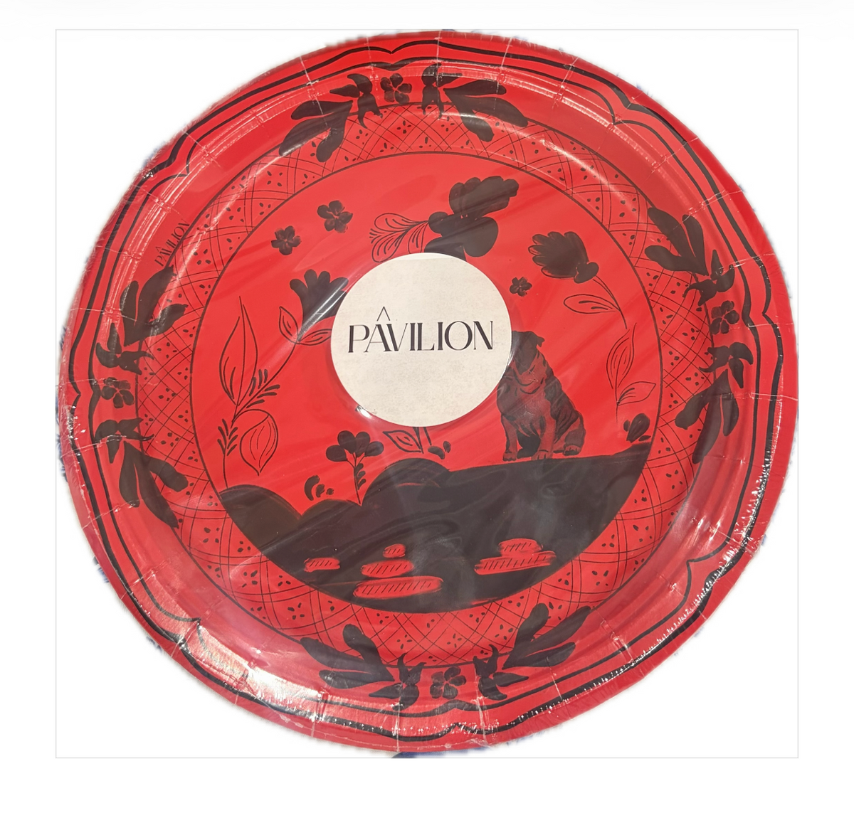 PAVILION RED GEORGIA PAPER PLATE 8 PACK