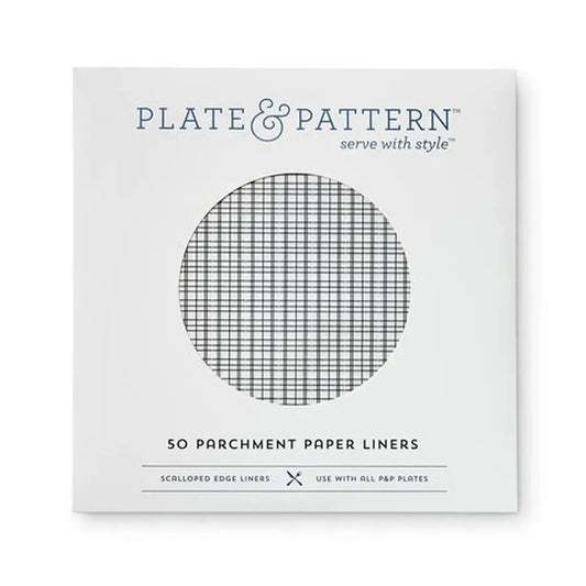 Plate & Pattern Not All Black & White Flat Liner