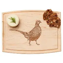 Pheasant Arched Artisan Maple Board