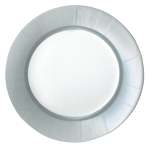 Caspari Linen Silver Dinner Plates