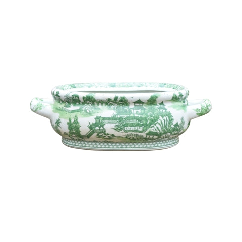 Green Chin Footbath with 16" Base