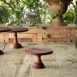 Sm Wooden Cake Stand