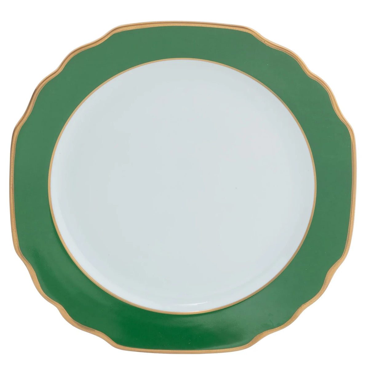 Pickard UW Georgian Emerald Dinner Gold Band
