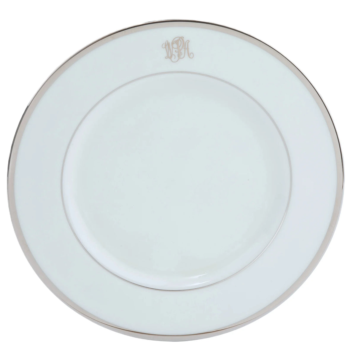 Pickard UW Platinum w Monogram Dinner Plate