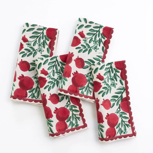Pomegranate Vine S/4 Napkins