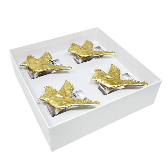 Southern Tribute Pheasant Napkin Rings