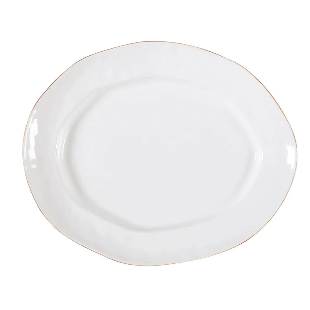 Skyros Designs Cantaria Large Oval Platter White