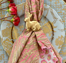 Southern Tribute Napkin Rings S/4, Acrylic, Bunny