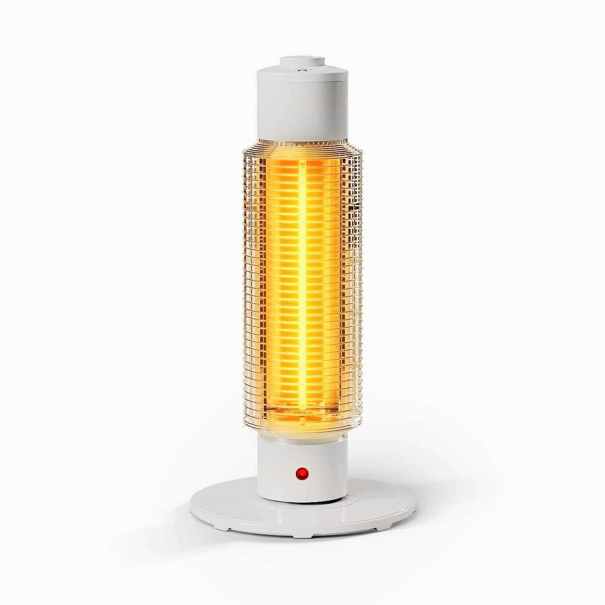 HeatMate Electric Graphite Heater, White